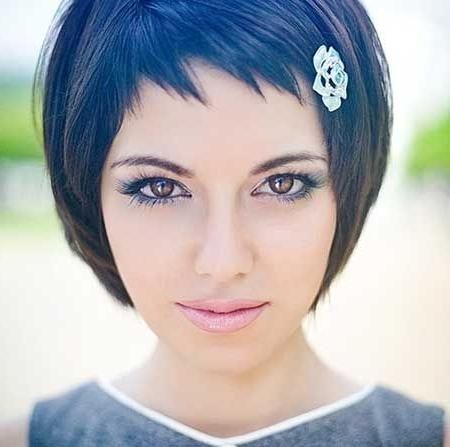 Best 25+ Short Hairstyles With Bangs Ideas On Pinterest | Short Intended For Short Haircuts With Bangs (Gallery 20 of 20)