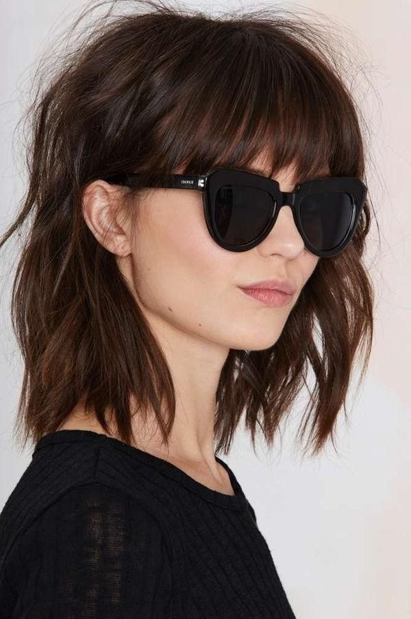 Best 25+ Short Hairstyles With Bangs Ideas On Pinterest | Short Regarding Short Hairstyles With Bangs (View 19 of 20)