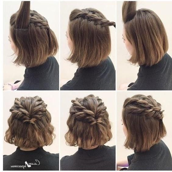 Best 25+ Short Prom Hair Ideas On Pinterest | Short Hair Prom Inside Short Hairstyles For Prom (View 1 of 20)