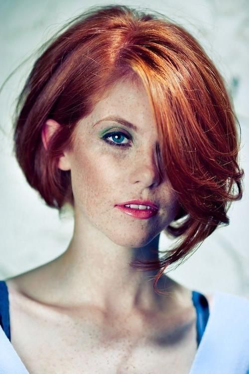Best 25+ Short Red Hair Ideas On Pinterest | Ombre Short Hair Red Pertaining To Short Hairstyles With Red Hair (View 2 of 20)