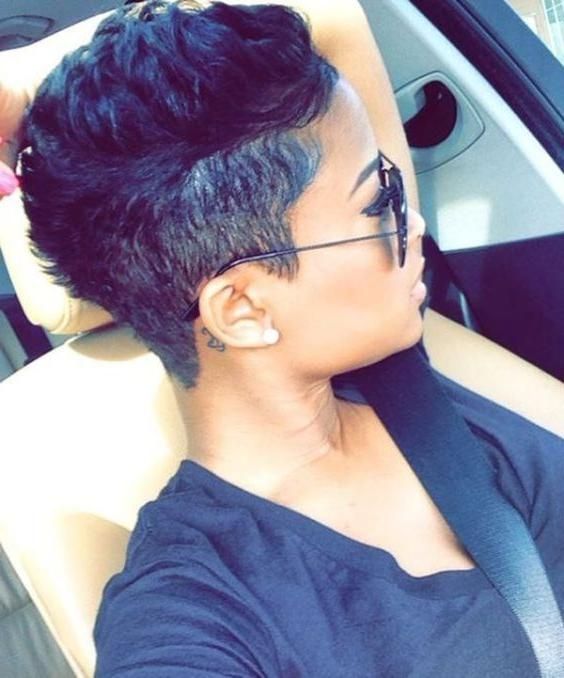 Best 25+ Short Relaxed Hairstyles Ideas On Pinterest | Black Hair Regarding Short Haircuts For Relaxed Hair (View 6 of 20)