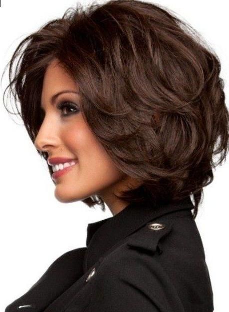 Best 25+ Short Thick Hair Ideas On Pinterest | Thick Hair Long Bob In Short Hairstyles For Oval Face Thick Hair (View 7 of 20)
