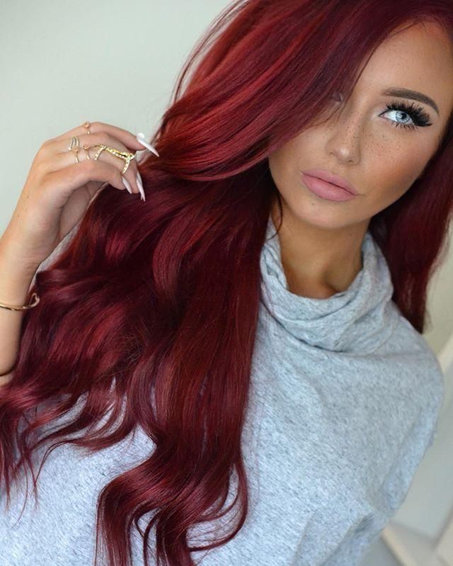 Best And Newest Red Long Hairstyles In Best 25+ Red Hair Ideas On Pinterest | Red Hair Fashion, Which Red (View 5 of 20)