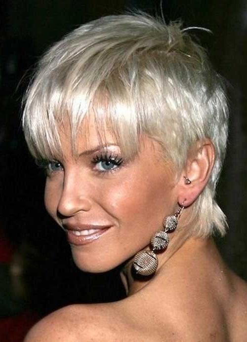 Best Short Hair Cuts For Over 50 | Short Hairstyles 2016 – 2017 Within Platinum Blonde Short Hairstyles (Gallery 19 of 20)