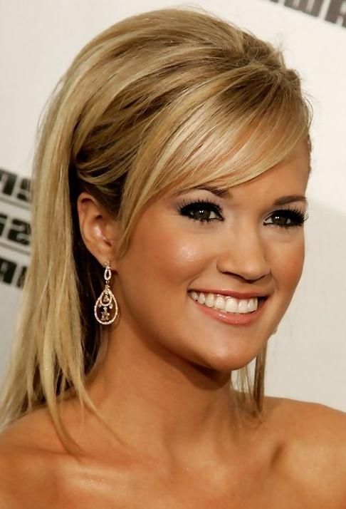 Carrie Underwood Long Hairstyle: Teased Hair – Pretty Designs Throughout Teased Short Hairstyles (View 4 of 20)