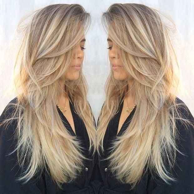 Current Long Haircut With Layers Throughout 31 Beautiful Long Layered Haircuts | Stayglam (View 11 of 15)