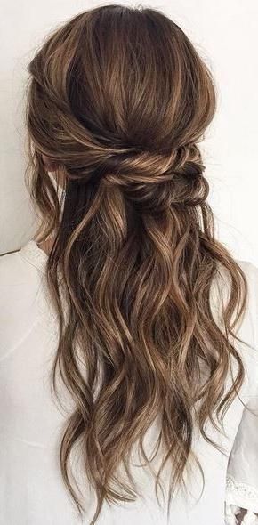 Current Wedding Half Up Long Hairstyles Pertaining To Best 25+ Half Up Half Down Wedding Hair Ideas On Pinterest (View 3 of 20)