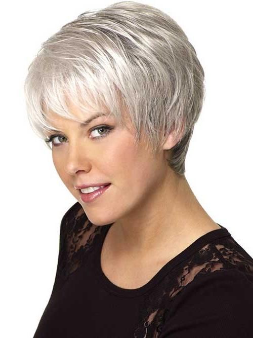 Cute Haircuts Gray Hair | Cute Hairstyle With Short Haircuts For Gray Hair (Gallery 19 of 20)