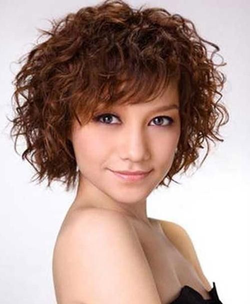 Cute Short Haircuts For Thick Curly Hair : 6 Nice Short Hairstyles In Short Haircuts For Thick Curly Frizzy Hair (View 5 of 20)