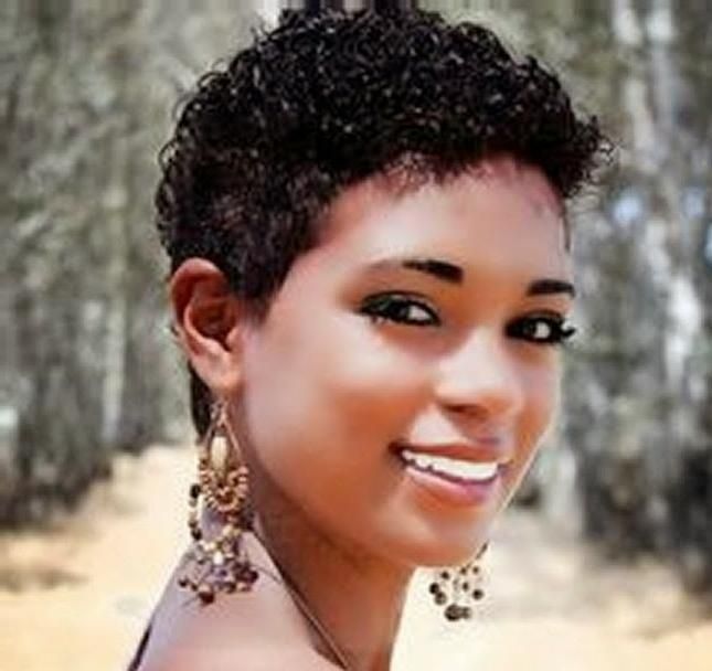Hair For Black Women Curly Short Hairstyles For Cute Black Women 2017 Intended For Short Haircuts For Curly Black Hair (View 16 of 20)