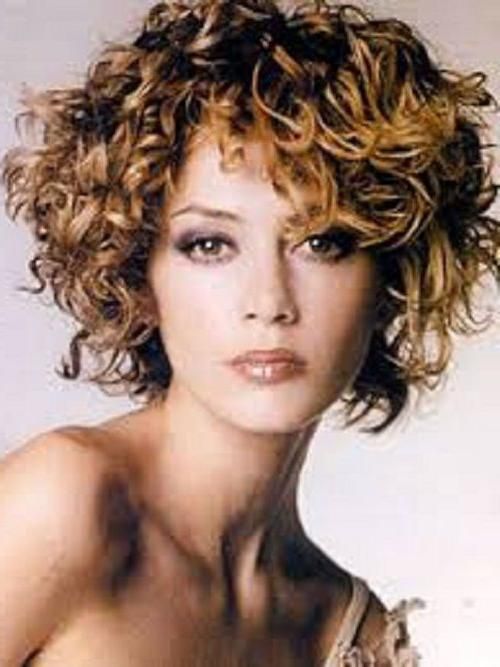 Haircuts For Round Faces And Thick Curly Hair 2017 Regarding Short Haircuts For Wavy Hair And Round Faces (Gallery 11 of 20)