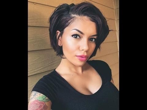 Hairstyles For Short Relaxed Hair – Youtube Throughout Relaxed Short Hairstyles (View 18 of 20)