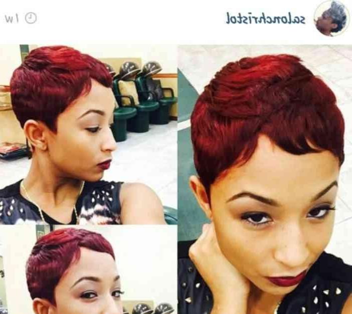 Hottest Looks Fire Red Short Hairstyles | Simple Stylish Haircut Regarding Fire Red Short Hairstyles (View 13 of 20)