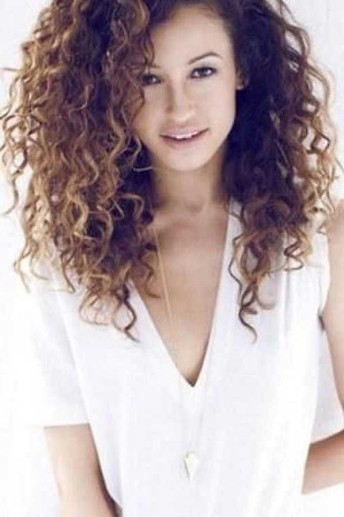 Latest Long Hairstyles With Layers And Curls Within Best 25+ Layered Curly Hairstyles Ideas On Pinterest | Short Curly (View 8 of 20)