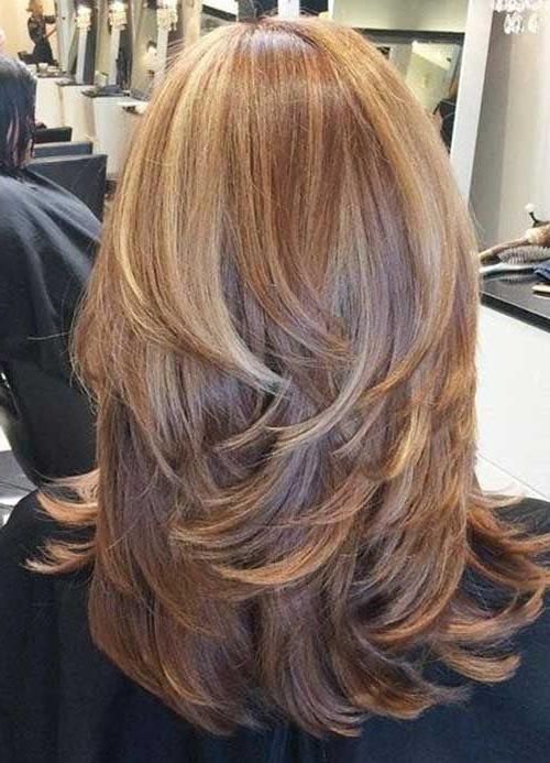 Latest Medium Long Hairstyles With Layers With 25+ Trending Medium Layered Haircuts Ideas On Pinterest | Medium (View 8 of 20)