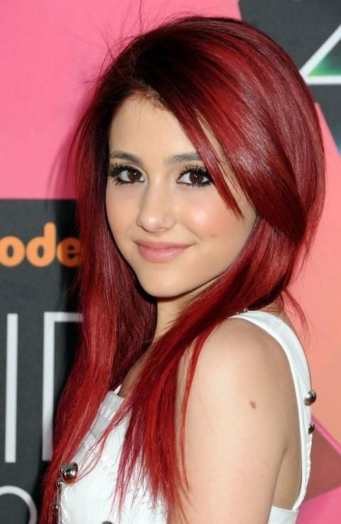 Latest Red Long Hairstyles Intended For Sleek Long Red Hairstyle For Women – Ariana Grande Hairstyles (View 17 of 20)