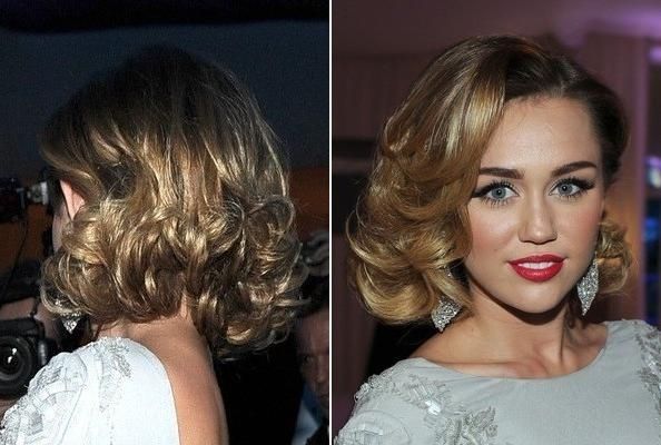 Miley Cyrus – The Best Short Hairstyles For Prom – Stylebistro Within Short Hairstyles For Formal Event (View 12 of 20)
