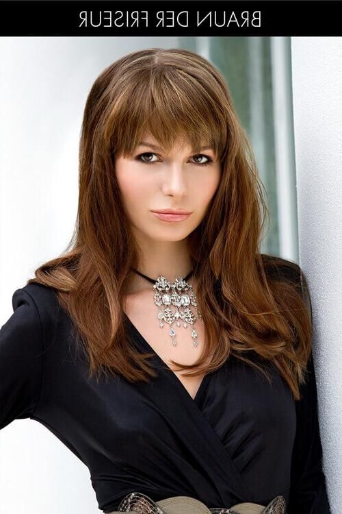 Most Current Long Haircuts Styles With Bangs Within 44 Best Long Hair With Bangs For Women In  (View 4 of 15)