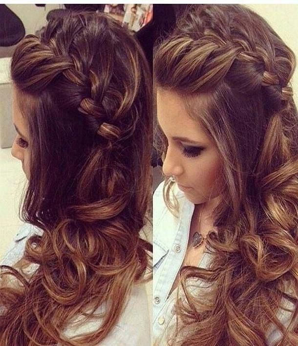 Most Popular Long Ball Hairstyles For Elegant Long Hair Twist Prom Hairstyles For Girls | Fashion (View 18 of 20)
