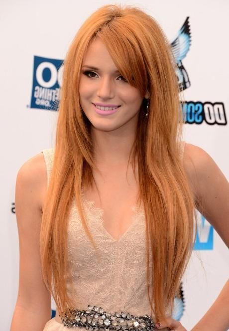Most Popular Long Haircuts Straight Hair Within Bella Thorne, Ombre Hairstyles For Long Straight Hair  (View 12 of 15)