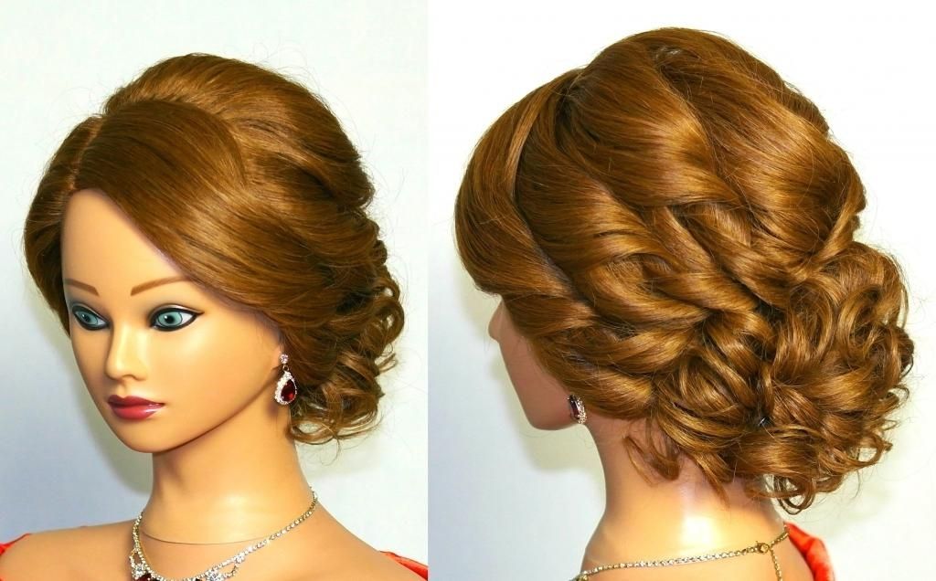 Most Popular Long Hairstyles Formal Occasions For Updo Curly Hairstyles Bridal Curly Updo Hairstyle For Medium Hair (View 19 of 20)
