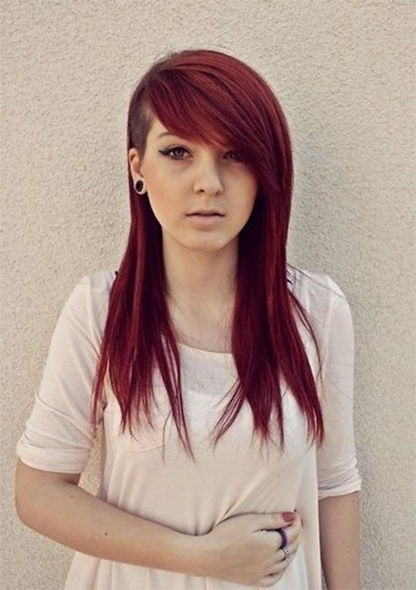 Most Popular Shaved Side Long Hairstyles Pertaining To 52 Of The Best Shaved Side Hairstyles (View 2 of 20)