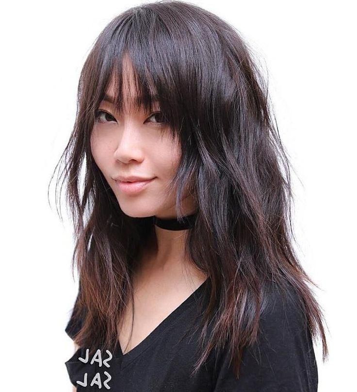 Most Recent Cute Long Hairstyles With Bangs Pertaining To Best 25+ Layered Bangs Hairstyles Ideas On Pinterest | Bangs (View 16 of 20)