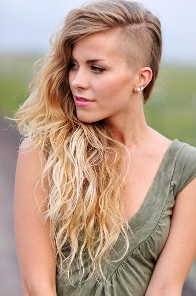 Most Recent Half Short Half Long Hairstyles Intended For Best 25+ Half Shaved Hairstyles Ideas On Pinterest | Half Shaved (View 14 of 20)