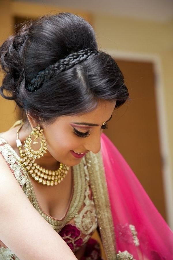 Most Recent Indian Wedding Long Hairstyles With Best 25+ Indian Bridal Hair Ideas On Pinterest | Indian Bridal (View 17 of 20)