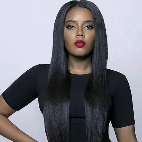 Most Recent Long Hairstyles For Black Woman In Mejores 20 Imágenes De The Long Hairstyles For Black Women En (View 2 of 20)