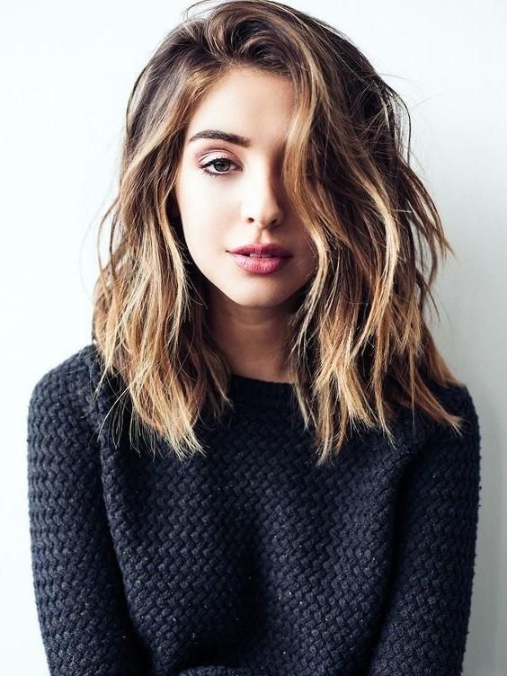 Most Recent Medium To Long Haircuts For Thick Hair With Regard To 25+ Gorgeous Short Thick Hair Ideas On Pinterest | Short Bob Thick (View 10 of 15)