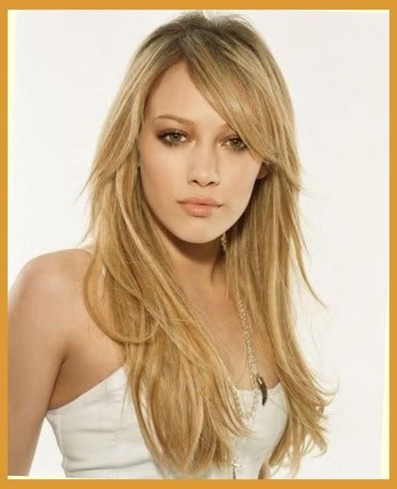Most Recently Released Long Haircuts With Swoop Bangs Regarding Long Hair Styles On Pinterest | Bangs, Hair Cut And Long Haircuts (View 13 of 15)