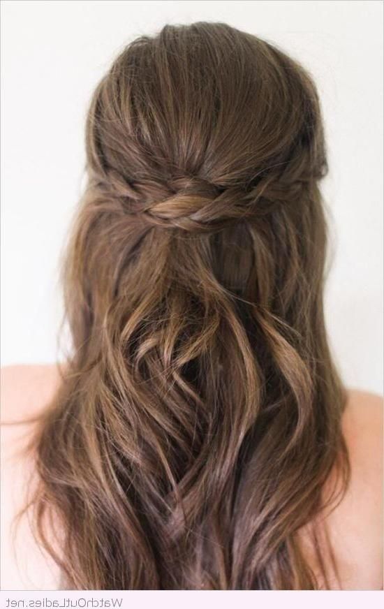 Most Recently Released Long Hairstyles For A Ball Within Best 25+ Formal Hairstyles Down Ideas On Pinterest | Half Up Half (View 11 of 20)