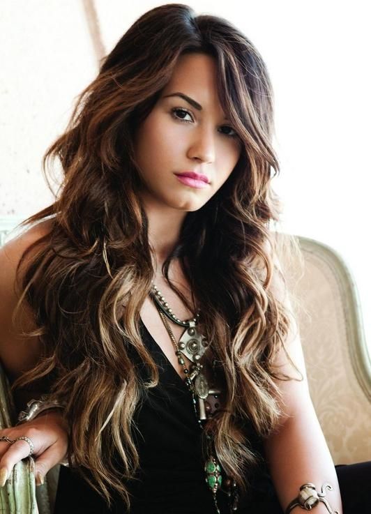 Most Up To Date Demi Lovato Long Hairstyles In Lovato Layered Long Hair (View 1 of 15)