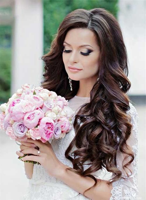 Most Up To Date Long Hairstyles For Brides Pertaining To 25+ Wedding Long Hairstyles | Long Hairstyles 2016 – 2017 (Gallery 20 of 20)