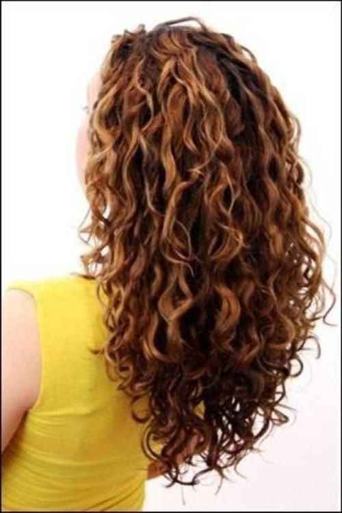 Most Up To Date Long Hairstyles With Layers For Thick Hair Inside Best 25+ Layered Curly Hair Ideas On Pinterest | Long Layered (View 16 of 20)