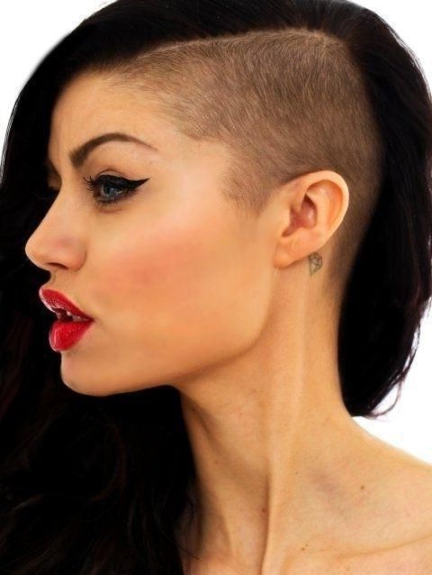 Newest Half Shaved Long Hairstyles Regarding Best 25+ Half Shaved Hairstyles Ideas On Pinterest | Half Shaved (View 17 of 20)
