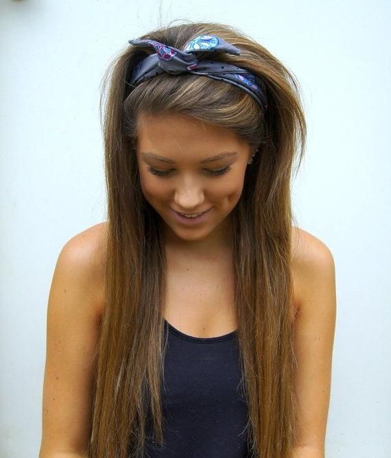 Newest Long Hairstyles With Headbands Pertaining To Best 25+ Bandana Hairstyles Ideas On Pinterest | Bandana Hair (View 9 of 15)