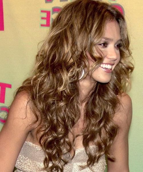 Newest Long Hairstyles With Layers And Curls Inside 9 Best Elegant Long Curly Hairstyles Images On Pinterest (Gallery 3 of 20)