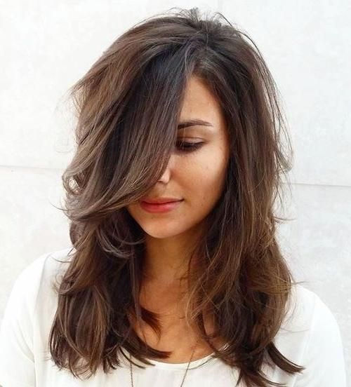 Newest Medium Long Haircuts For Thick Hair Within The 25+ Best Thick Medium Hair Ideas On Pinterest | Medium Length (View 9 of 15)