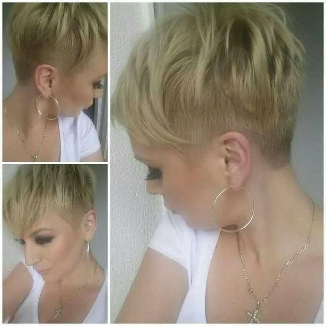 Pictures Of Short Hairstyles Woman | Hairjos Inside Short Haircuts With One Side Shaved (Gallery 11 of 20)