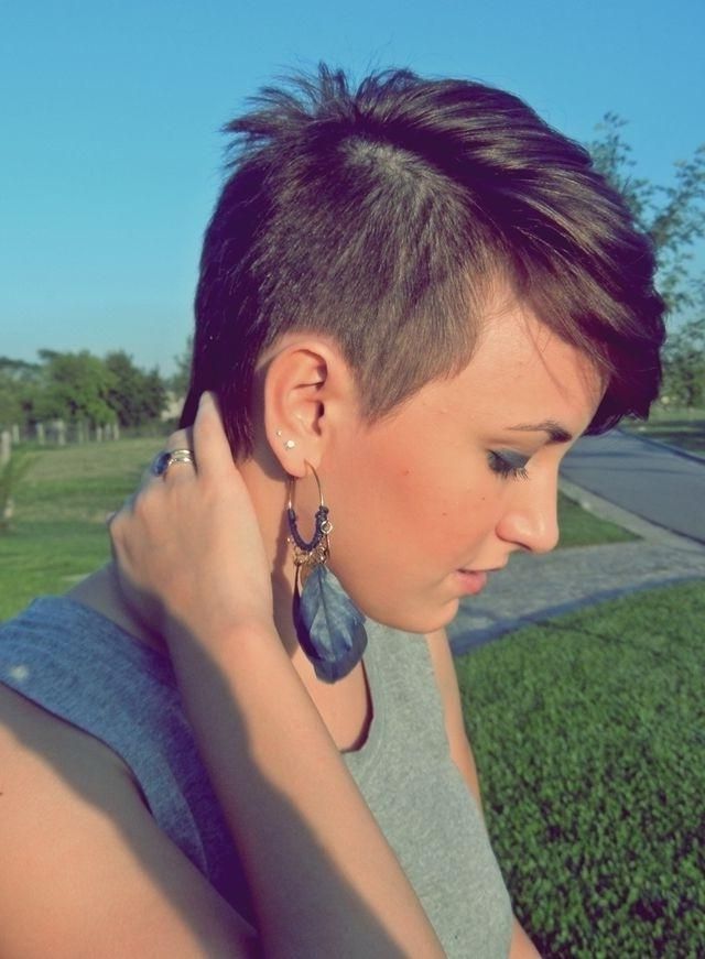 Pixie Haircuts With Shaved Sides – Find Hairstyle Throughout Short Haircuts With One Side Shaved (View 17 of 20)