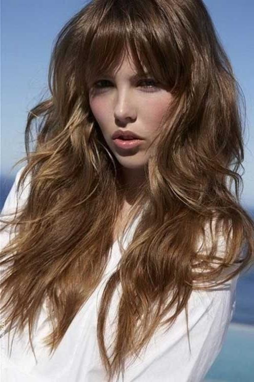 Recent Long Haircuts With Fringes Within 20+ Long Haircuts With Bangs | Long Hairstyles 2016 –  (View 10 of 15)