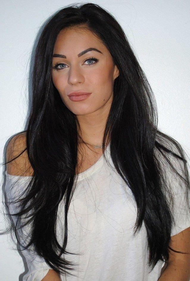 Recent Long Hairstyles For Black Hair Pertaining To Best 25+ Long Black Hair Ideas On Pinterest | Raven Hair Color (View 11 of 20)