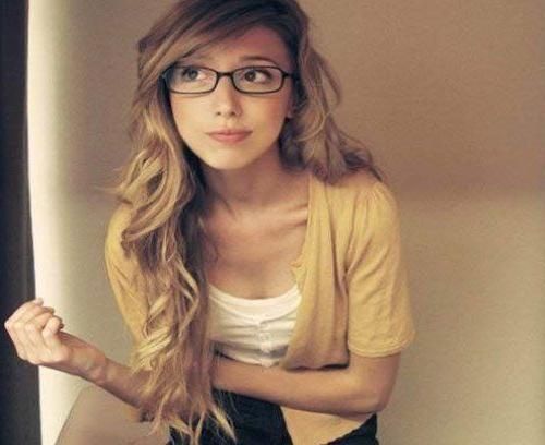 Recent Long Hairstyles For Girls With Glasses Within Glasses Girl Has Been Found (14 Photos) | Wearing Glasses, Glass (View 10 of 15)