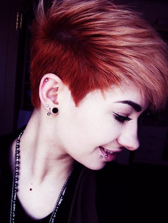Red Hairstyles For Very Short Hair – Popular Haircuts For Red Short Hairstyles (View 9 of 20)