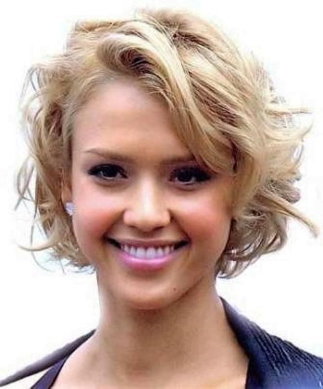 Short Curly Hairstyles Inside Short Hairstyles For Round Faces Curly Hair (View 6 of 20)