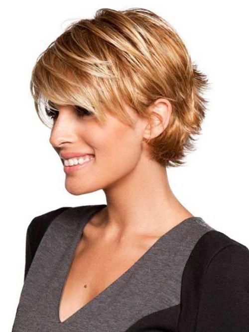 Short Haircut Styles : Pictures Of Short Haircuts For Fine Hair Inside Short Haircuts For Thick Fine Hair (View 11 of 20)