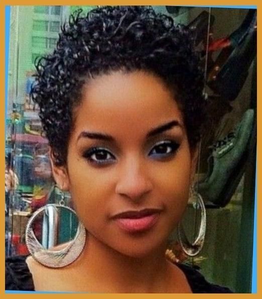 Short Haircuts For Black Women With Round Faces | Short Natural Pertaining To Short Hairstyles For African American Women With Round Faces (View 7 of 20)