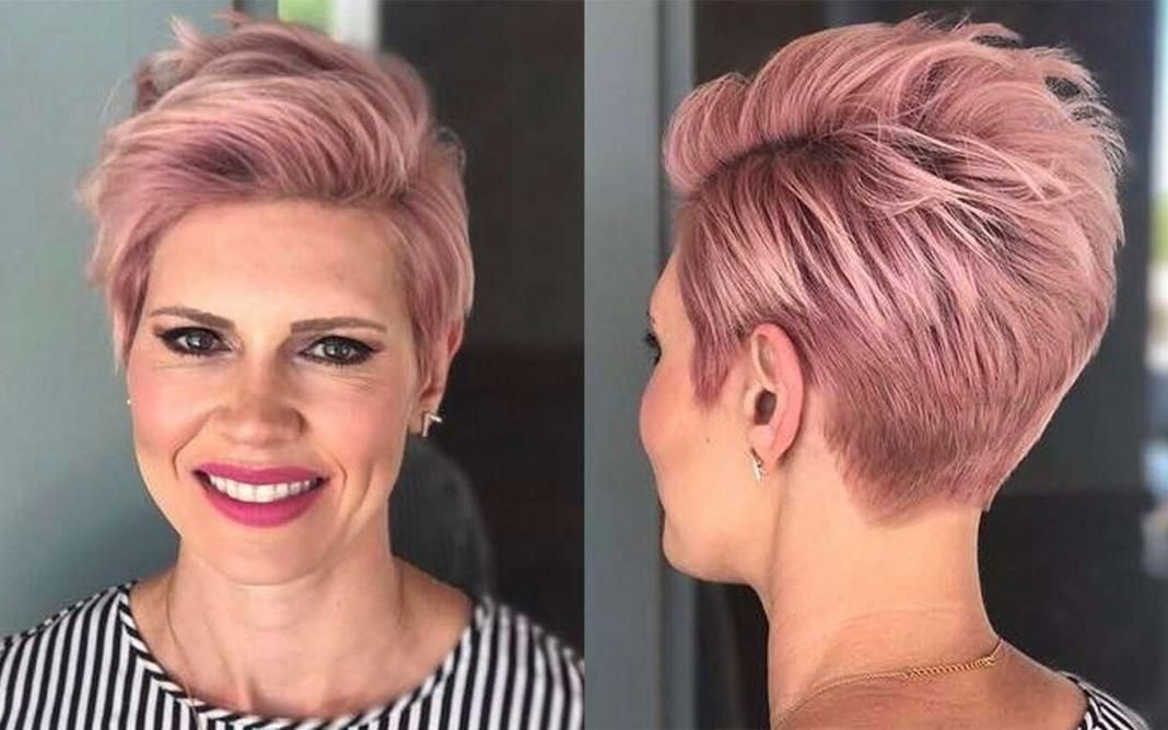 Short Haircuts Pink 2017 | Fashion And Women For Pinks Short Haircuts (View 13 of 20)